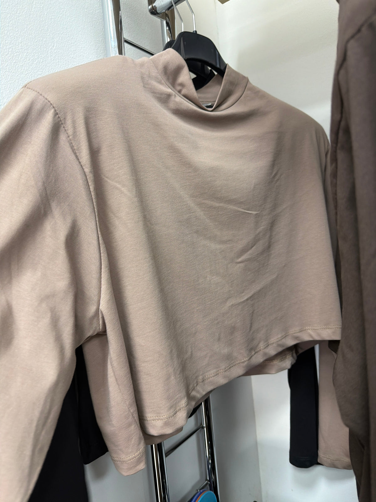 Longsleeve Crop  100%cotone