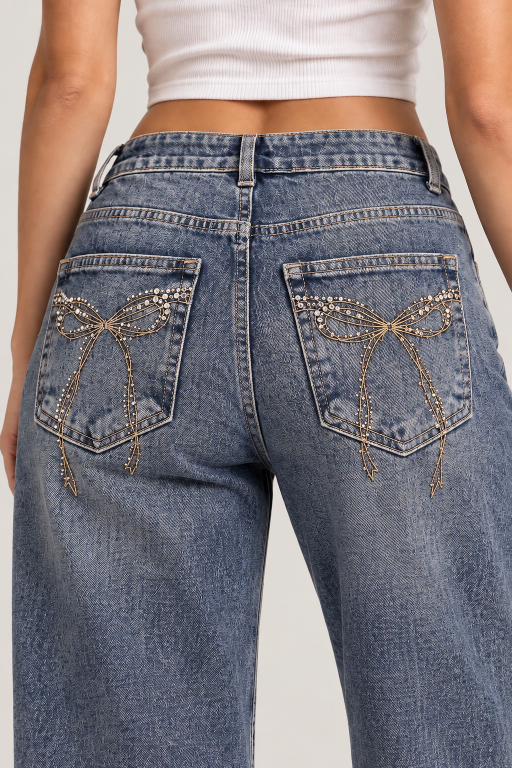 Jeans Flake Brillantinati
