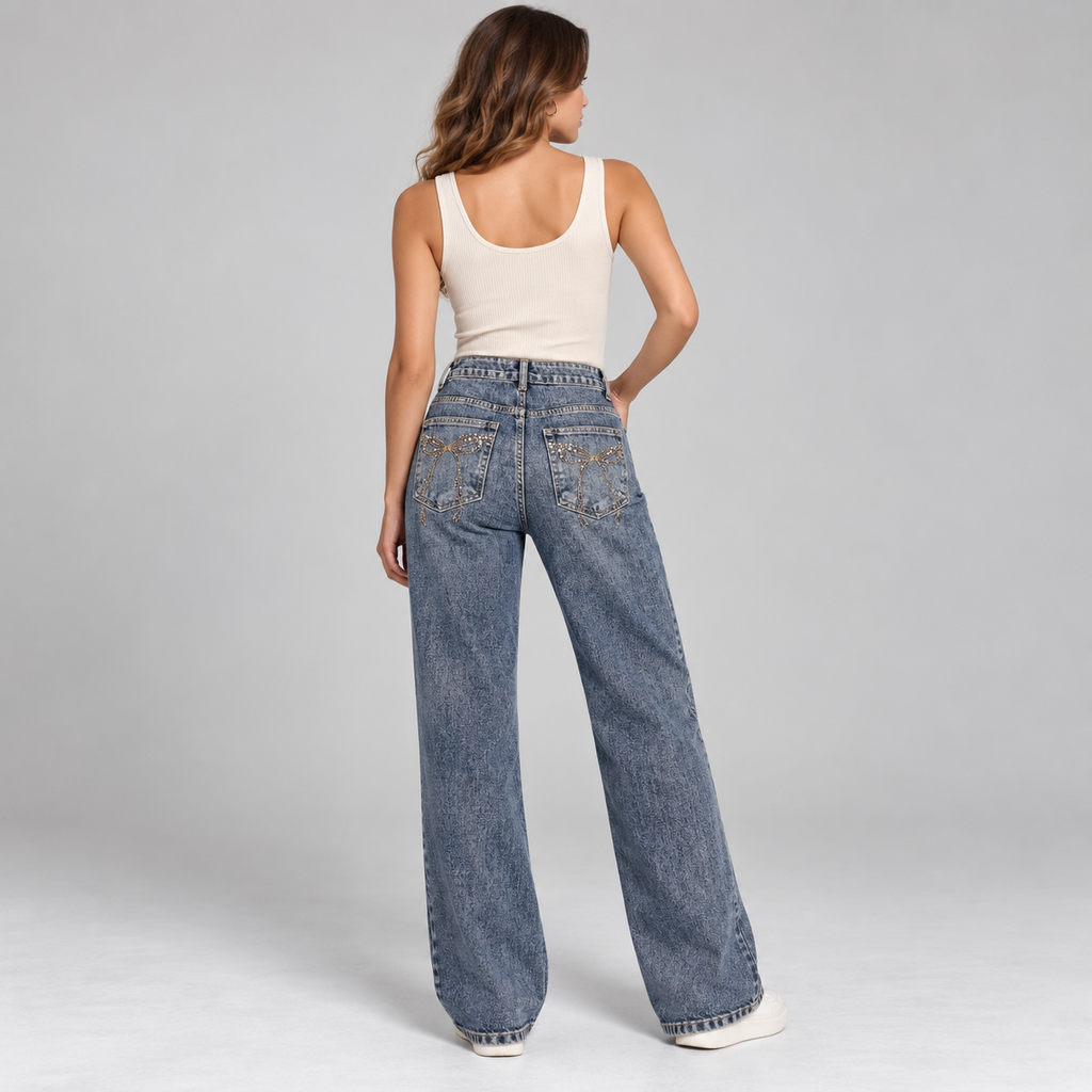 Jeans Flake Brillantinati