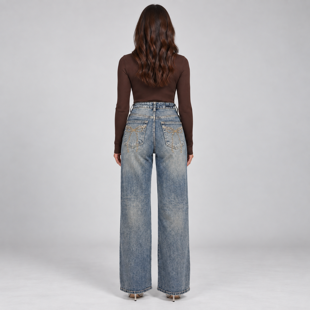 Jeans Flake Brillantinati