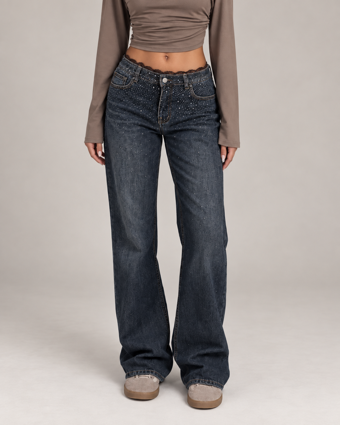 Jeans Crystal Lace Curvy