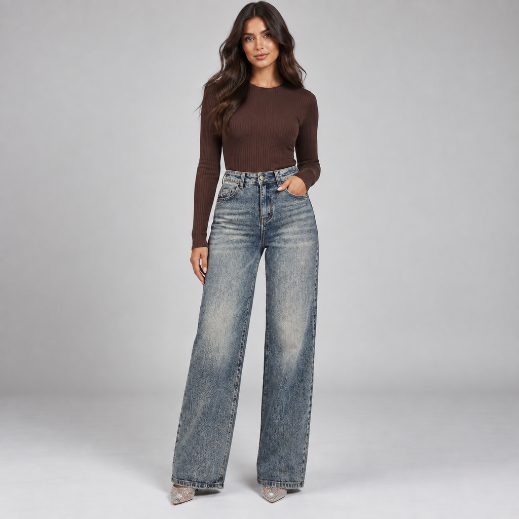 Jeans Flake Brillantinati